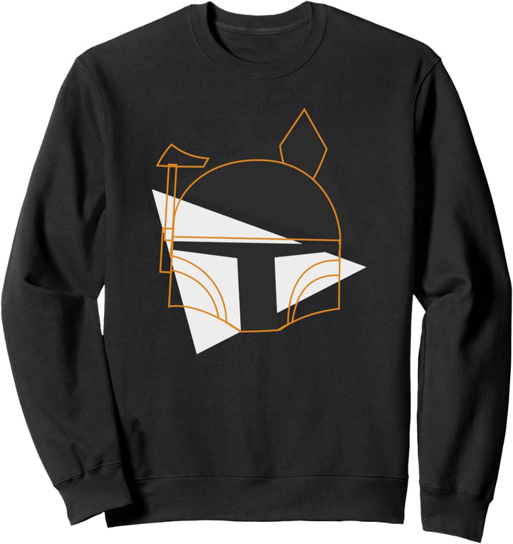 Star Wars Halloween Boba Fett Spooky Line Helmet Sweatshirt