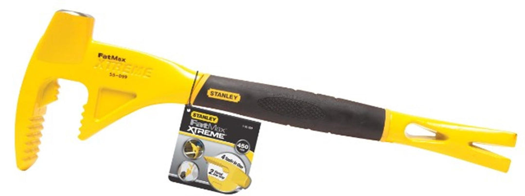 Stanley FatMax Fubar I Abbruchwerkzeug, 4-in-1 Werkzeug, Nagelschlitz, Backen für Hölzer, Stemmeisen