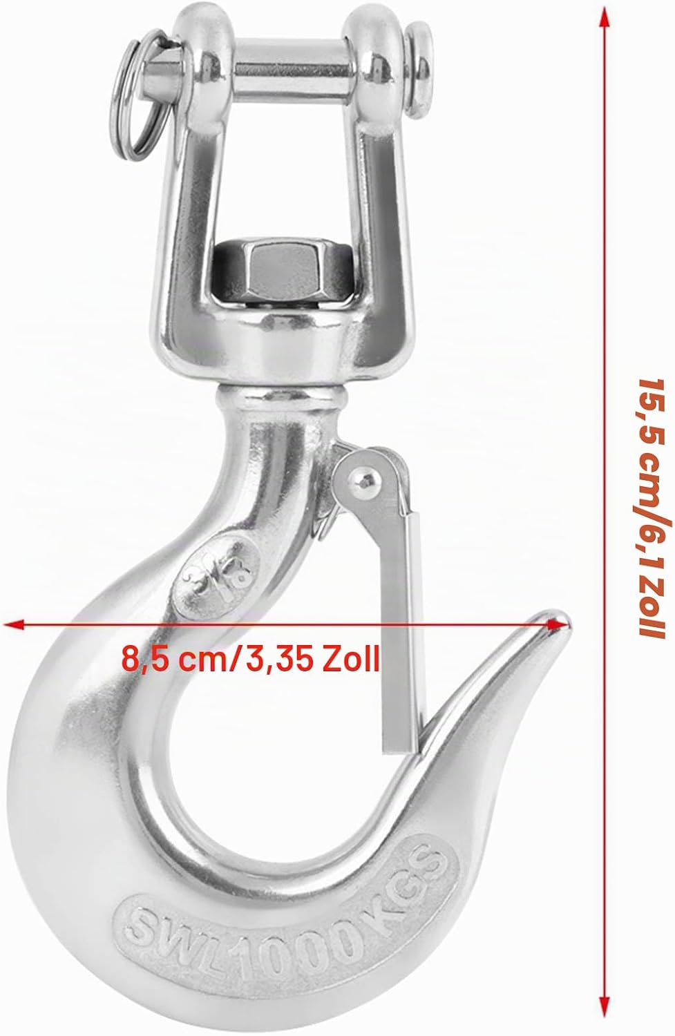 Sicherheits-Haken 304 Edelstahl-Schwenker-anhebender , Maler- und Bauwerkzeuge Sonstige Bauwerkzeuge