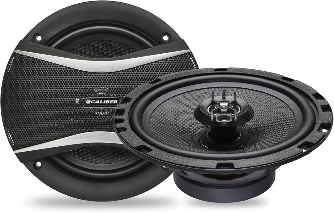 Caliber Auto Lautsprecher Set 120W - 2er Set Lautsprecher Auto - Ø 16,5CM - Koaxial Lautsprecher - I