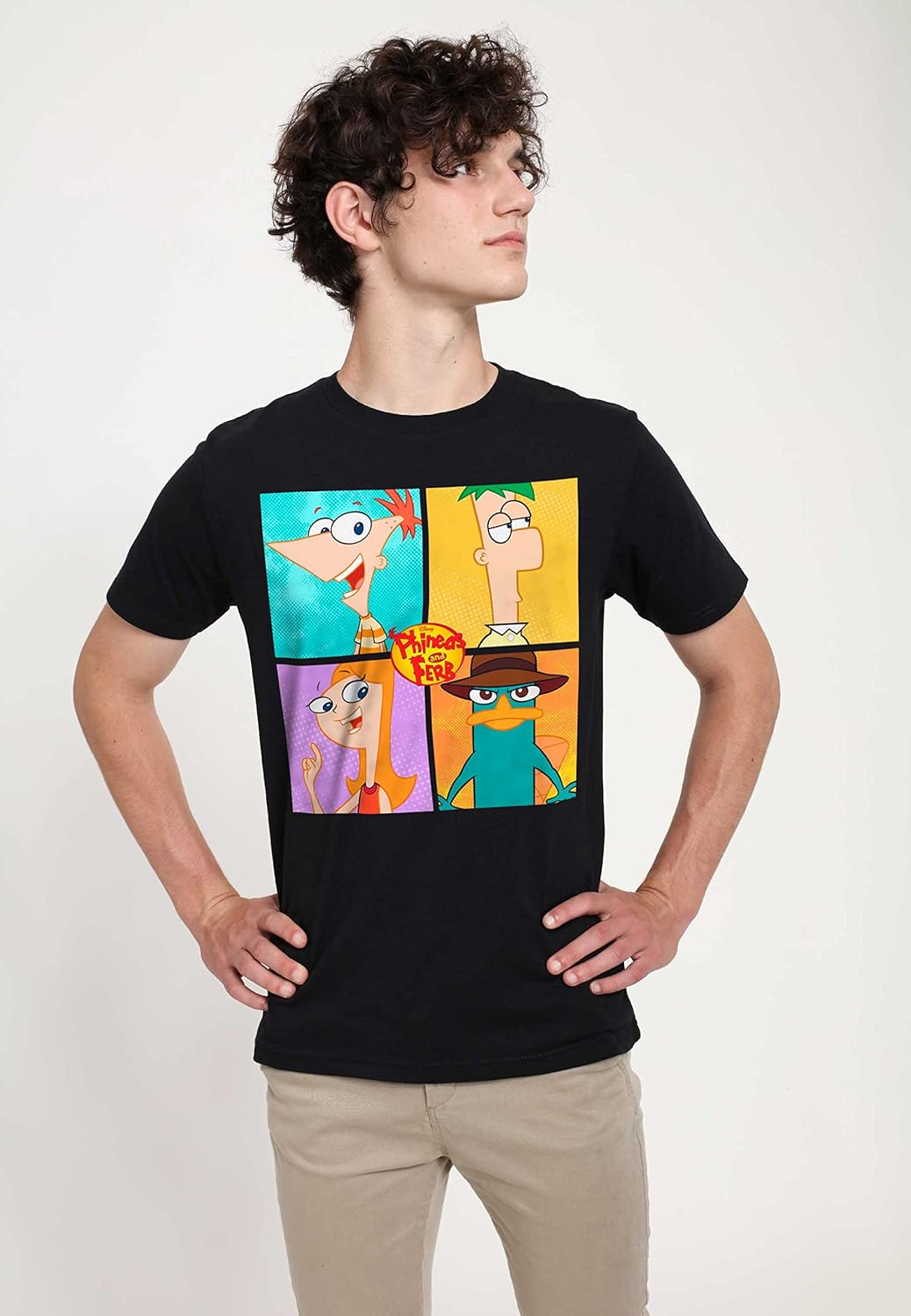 Disney Unisex T-Shirt L Schwarz, L Schwarz
