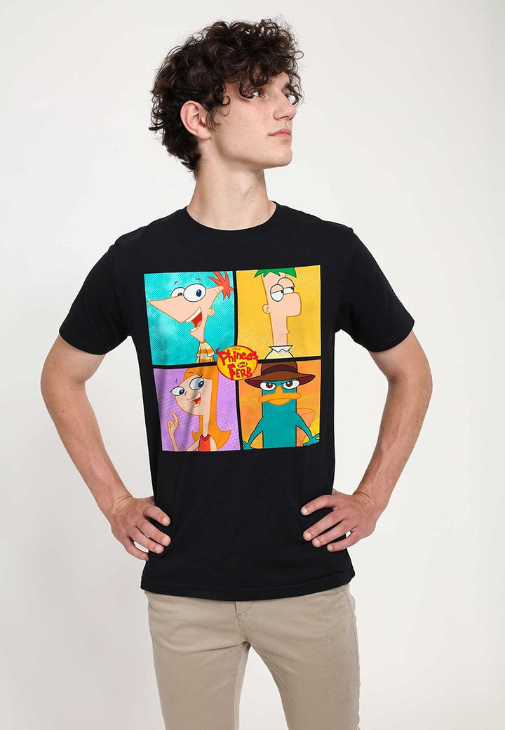 Disney Unisex T-Shirt L Schwarz, L Schwarz