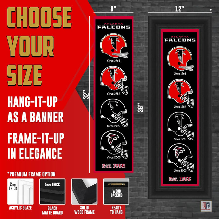 Winning Streak NFL Heritage Banner Atlanta Falcons Einheitsgrösse Atlanta Falcons