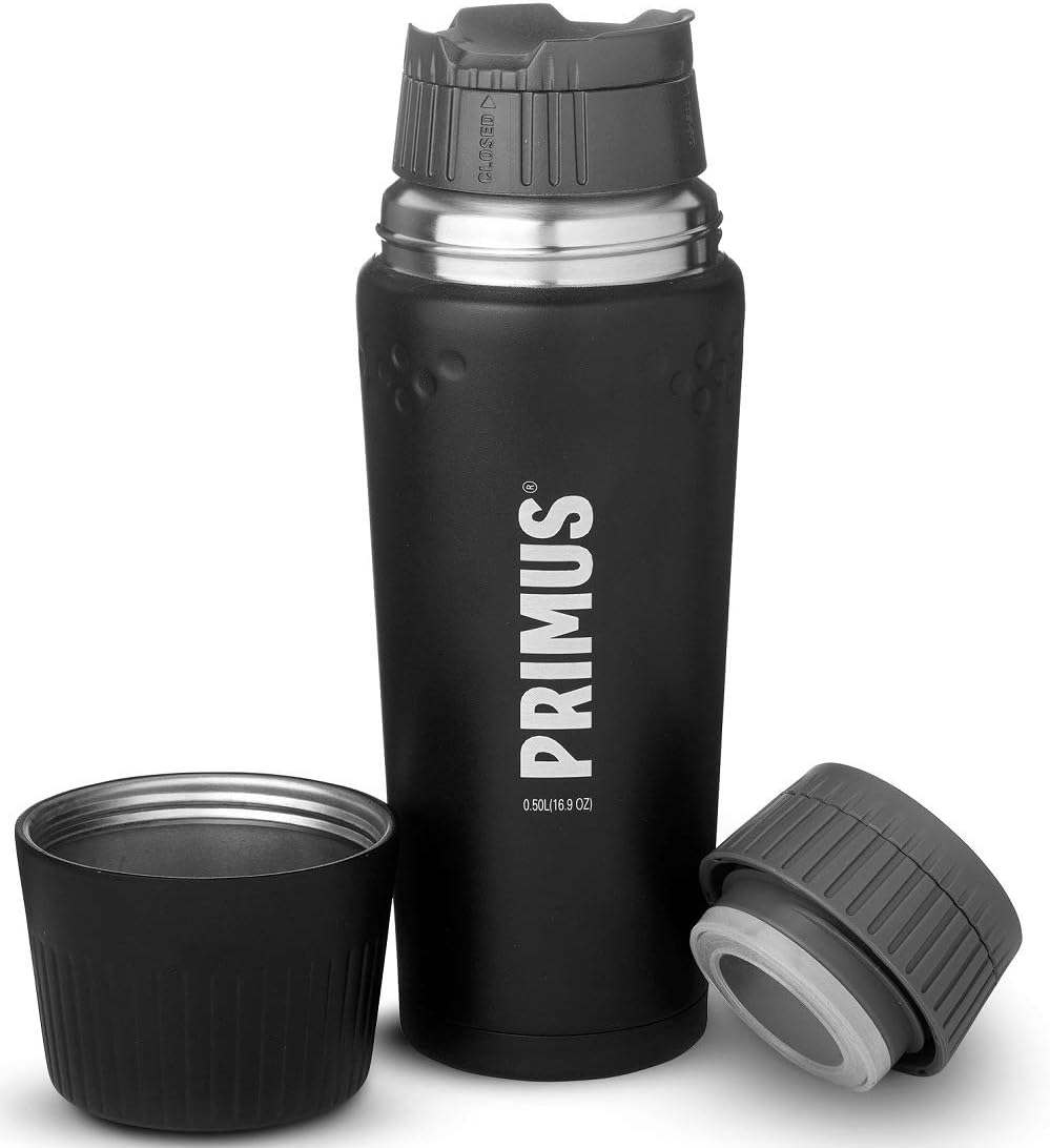 Relags Primus Thermoflasche 'Trailbreak 0.5 Liter Schwarz, 0.5 Liter Schwarz