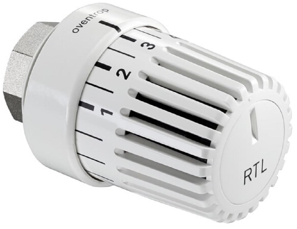 Ritzer by Oventrop Thermostat Uni RTLH weiss, 10-40°C für Rücklauftemperaturbegrenzung, passend für