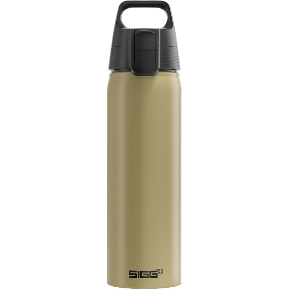 SIGG - Alu Trinkflasche - WMB ONE - Made in Switzerland - ClimatePartner - Kohlensäure geeignet - Au