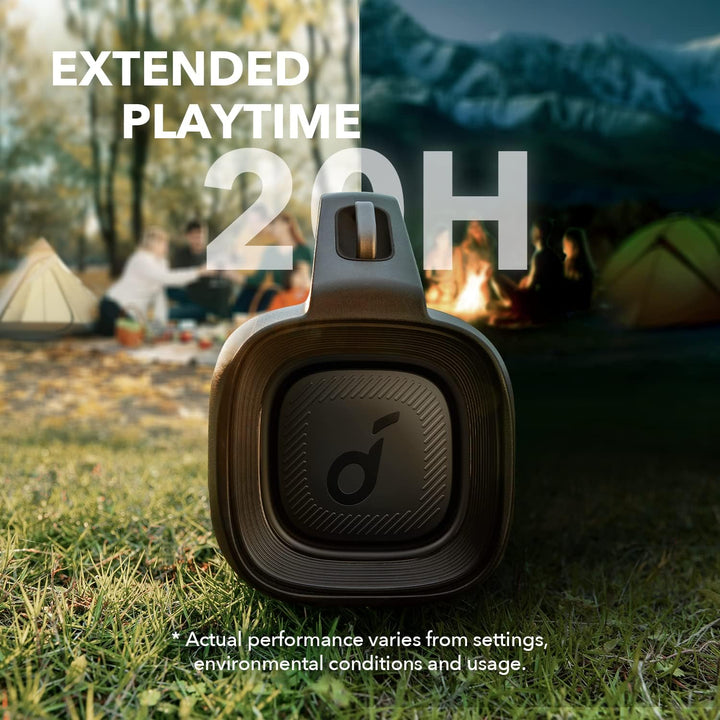 soundcore Anker Motion Boom Plus IP67 Lautsprecher für Draussen, 80W Stereo Sound, Individueller EQ