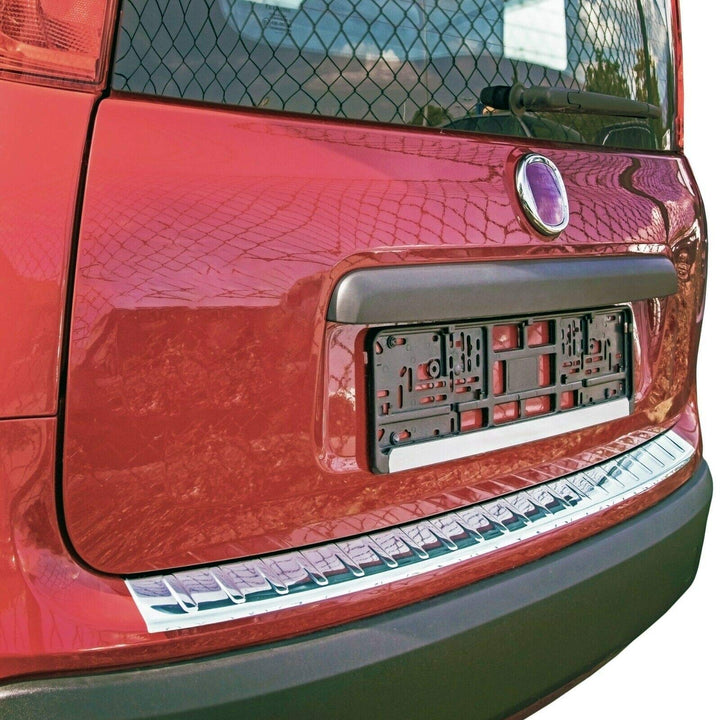 Ladekantenschutz Edelstahl CHROM kompatibel für FIAT PANDA | 312/319 ab 2012 | mit Abkantung | premi