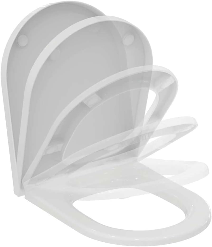 Ideal Standard T376001 Blend Curve WC-Sitz mit Softclosing, Wrapover Weiss
