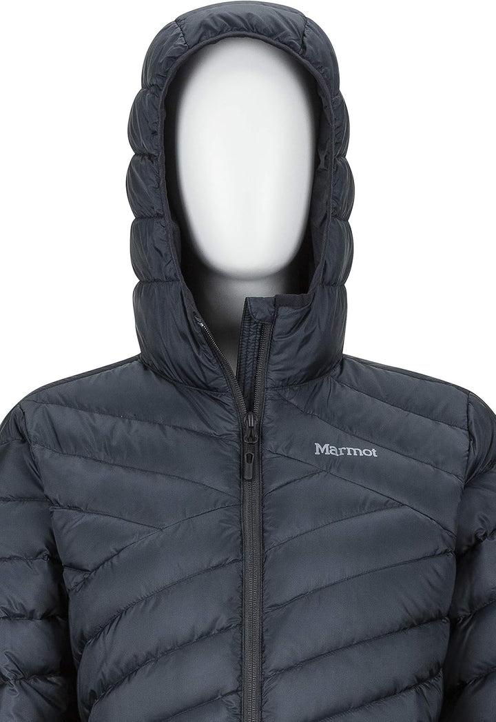 Marmot Damen Wm's Highlander Hoody New, Ultra-leichte Daunenjacke S Schwarz, S Schwarz