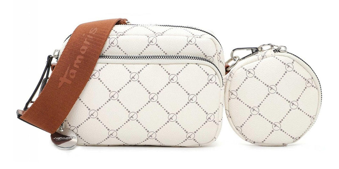 Tamaris Umhängetasche TAS Anastasia 31172 Damen Handtaschen Print S Ecru, S Ecru