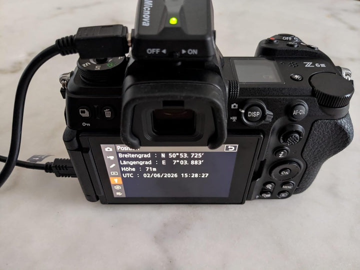 Micnova GPS-N PLUS Hochpräzise Kamera GPS Empfänger Navigation Geotagging für Nikon