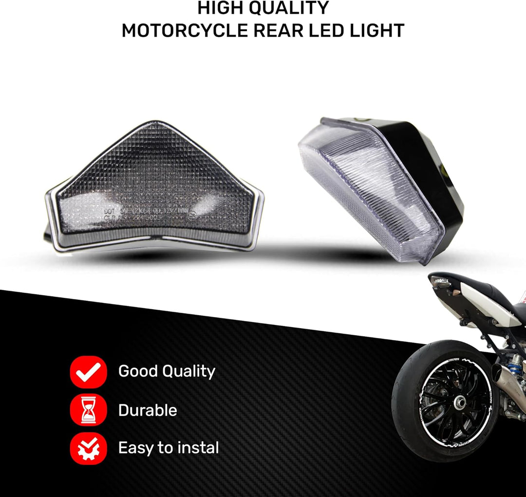 aVDB-moto LED-Bremslicht mit integrierten Blinker kompatibel mit Tiger Sprint, ST Speed Triple (Getö