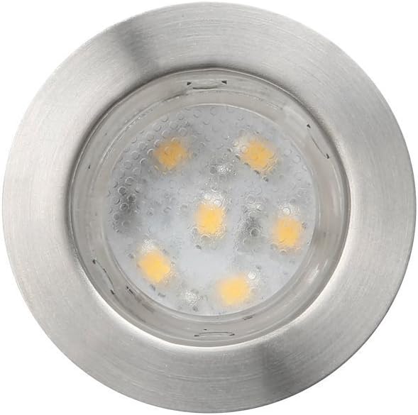 CHNXU LED Bodeneinbaustrahler 6er Set Ø45mm 1W Terrassen Einbaustrahler Aussen 12V IP67 Wasserdicht