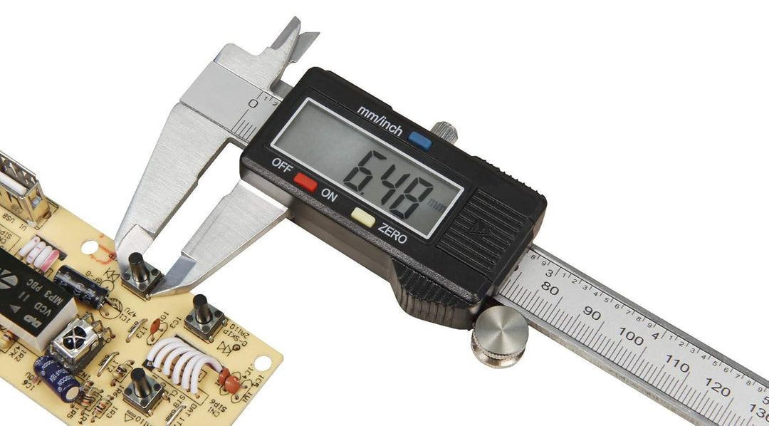 MC POWER - digitale Schieblehre Messschieber | MS-150 | 150mm, LC-Display, mm und inch