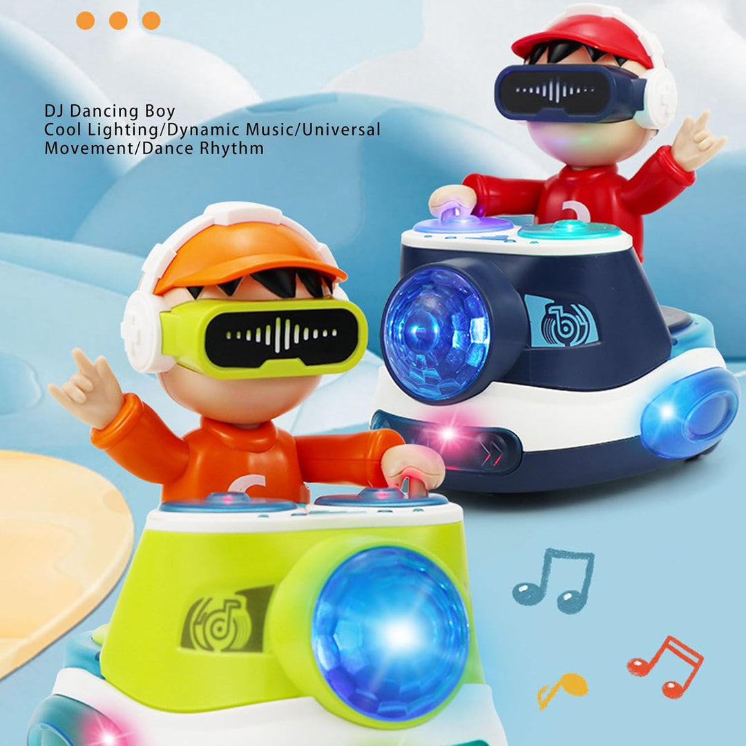 DJ Hüpfendes Beat-Spielzeug, Rock Boy DJ Hüpfen, Automatische Bewegung, Fröhliche Musik, Coole Licht