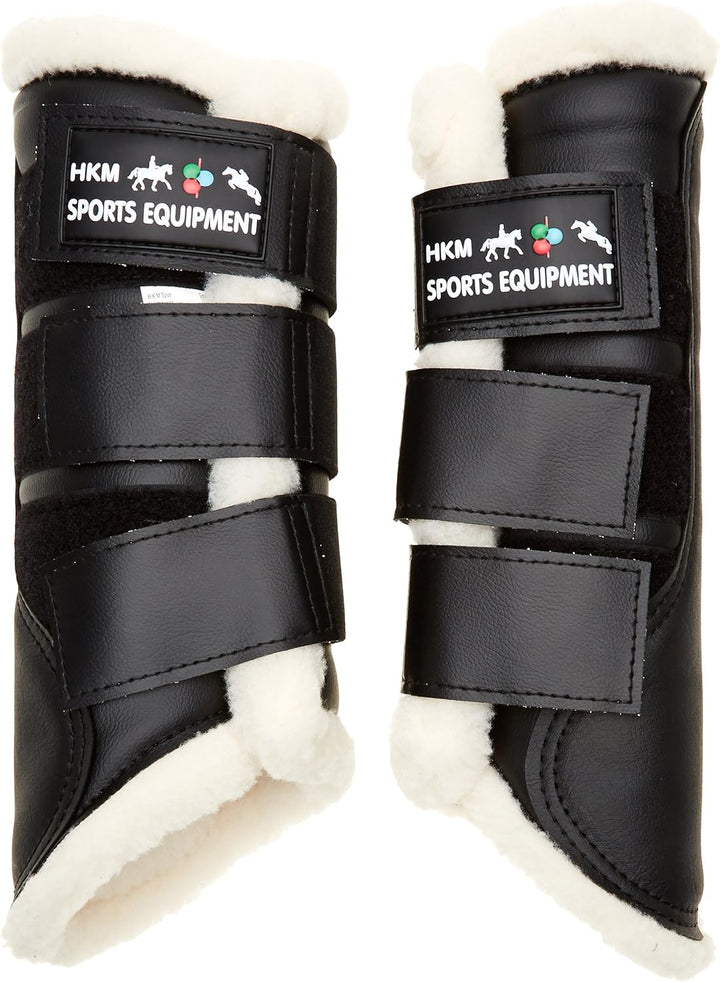 HKM Gamaschen Comfort XL Schwarz, XL Schwarz