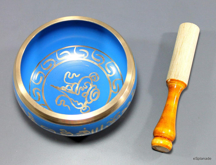 Esplanade - 10,2 cm cm - Klangschale Tibetisch-buddhistisches Gebetsinstrument mit Striker Stick | M