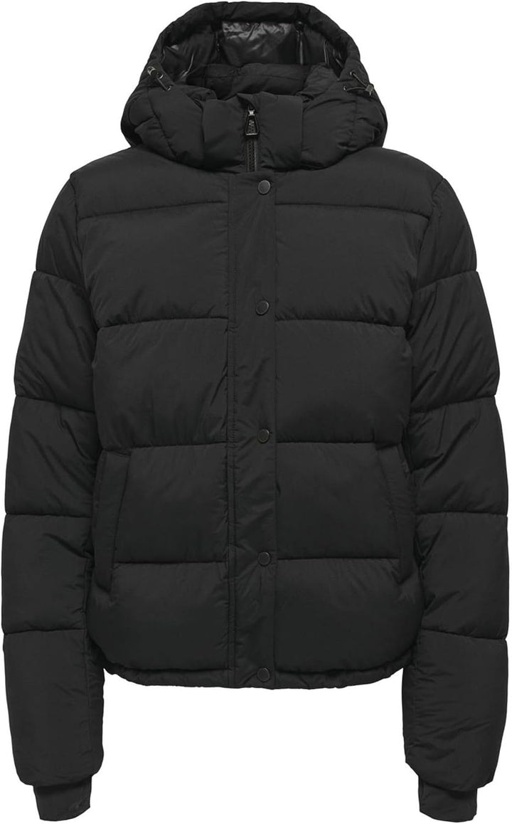 ONLY female Daunenjacke Stehkragen Steppjacke L Schwarz, L Schwarz