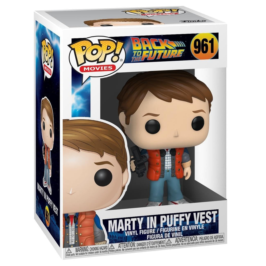 Funko Pop! Movies: BTTF - Marty McFly in Puffy Vest - Back to The Future - Vinyl-Sammelfigur - Gesch
