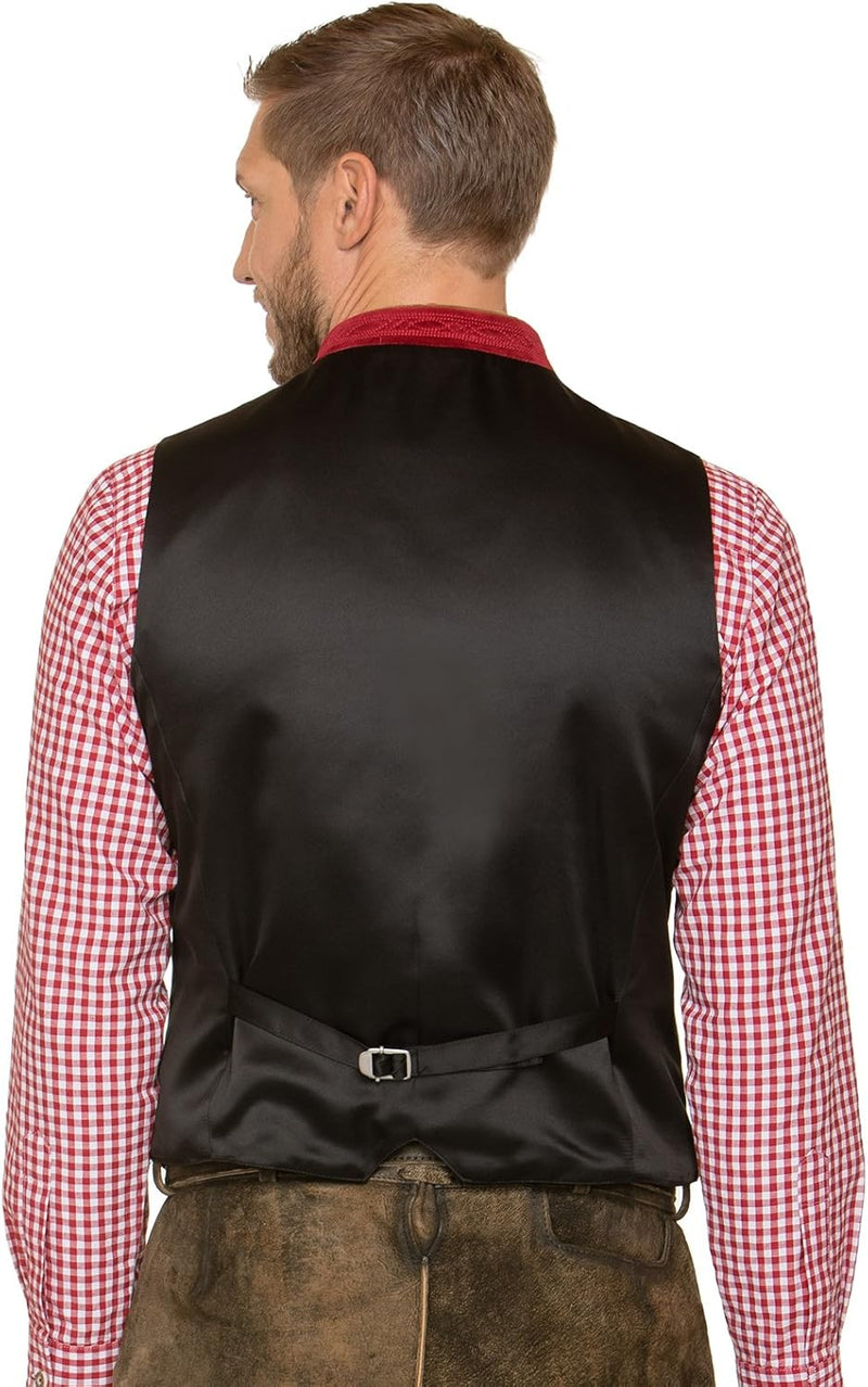 Stockerpoint Herren Weste Ricardo Trachtenweste 50 Rot (Dunkelrot), 50 Rot (Dunkelrot)