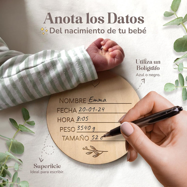Spanish Meilensteinkarten Baby