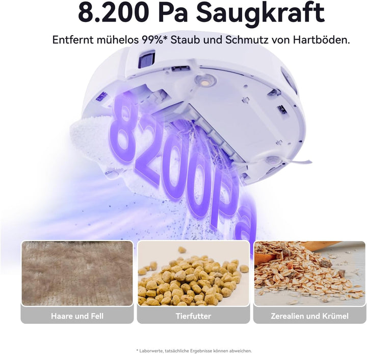 NARWAL Freo X Ultra Saugroboter mit Wischfunktion, Wischroboter Selbstreinigend mit 8.200 Pa Saugkra