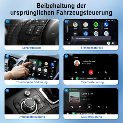 Wireless Android Auto Adapter, Android Auto Dongle Wireless für Android Car System Radios, Android C