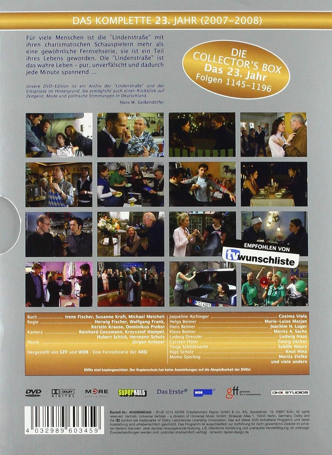 Lindenstrasse - Das komplette 23. Jahr (Collector's Box, 10 DVDs) - Limited Edition im Silberschuber