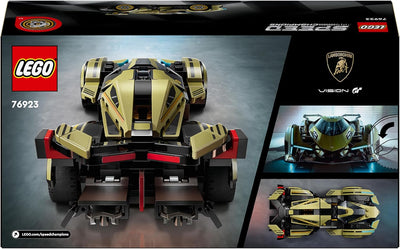 Lego Speed Champions Lamborghini Lambo V12 Vision GT Supersportwagen, Spielzeugauto mit baubarem Mod