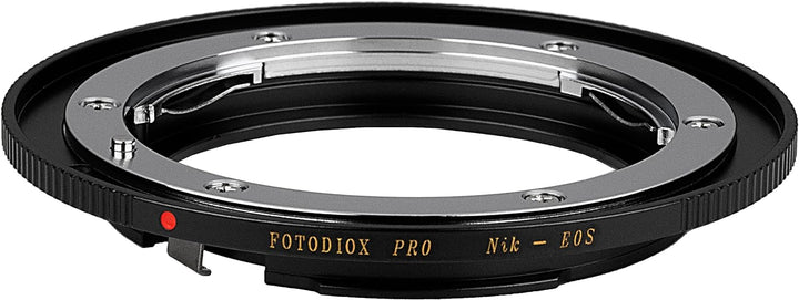 Fotodiox Pro Lens Mount Adapter, Nikon F Lens to Canon EOS Camera, for Canon EOS 1d,1ds,Mark II, III