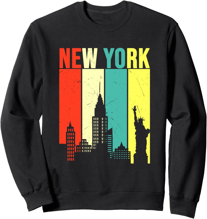 New York Retro Skyline Sweatshirt