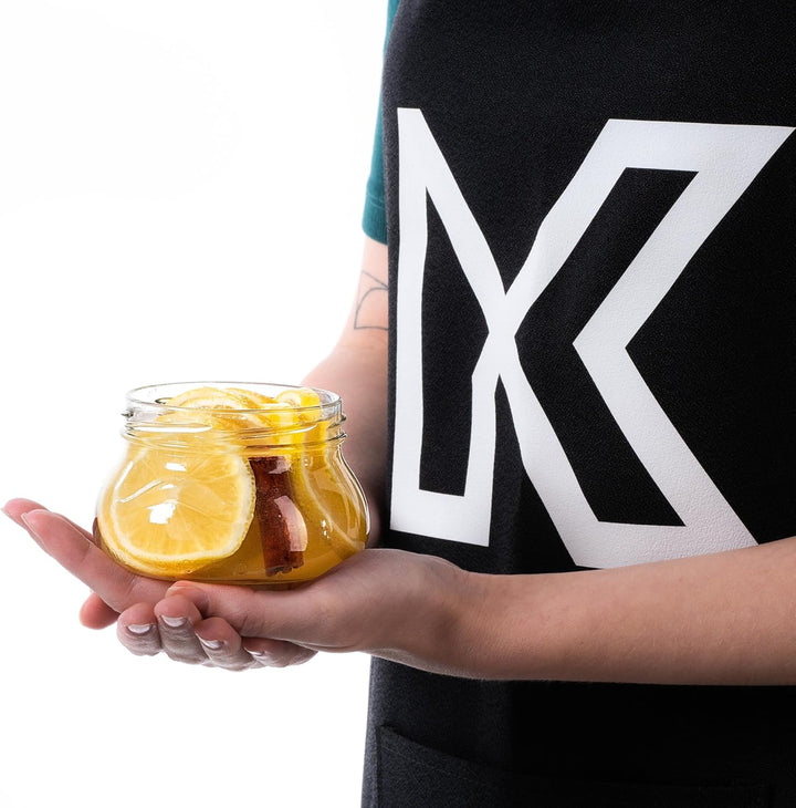 KADAX 10er Set Marmeladengläser 300ml TO82 Blumen, Einmachgläser Vorratsgläser Mason Jar mit Schraub