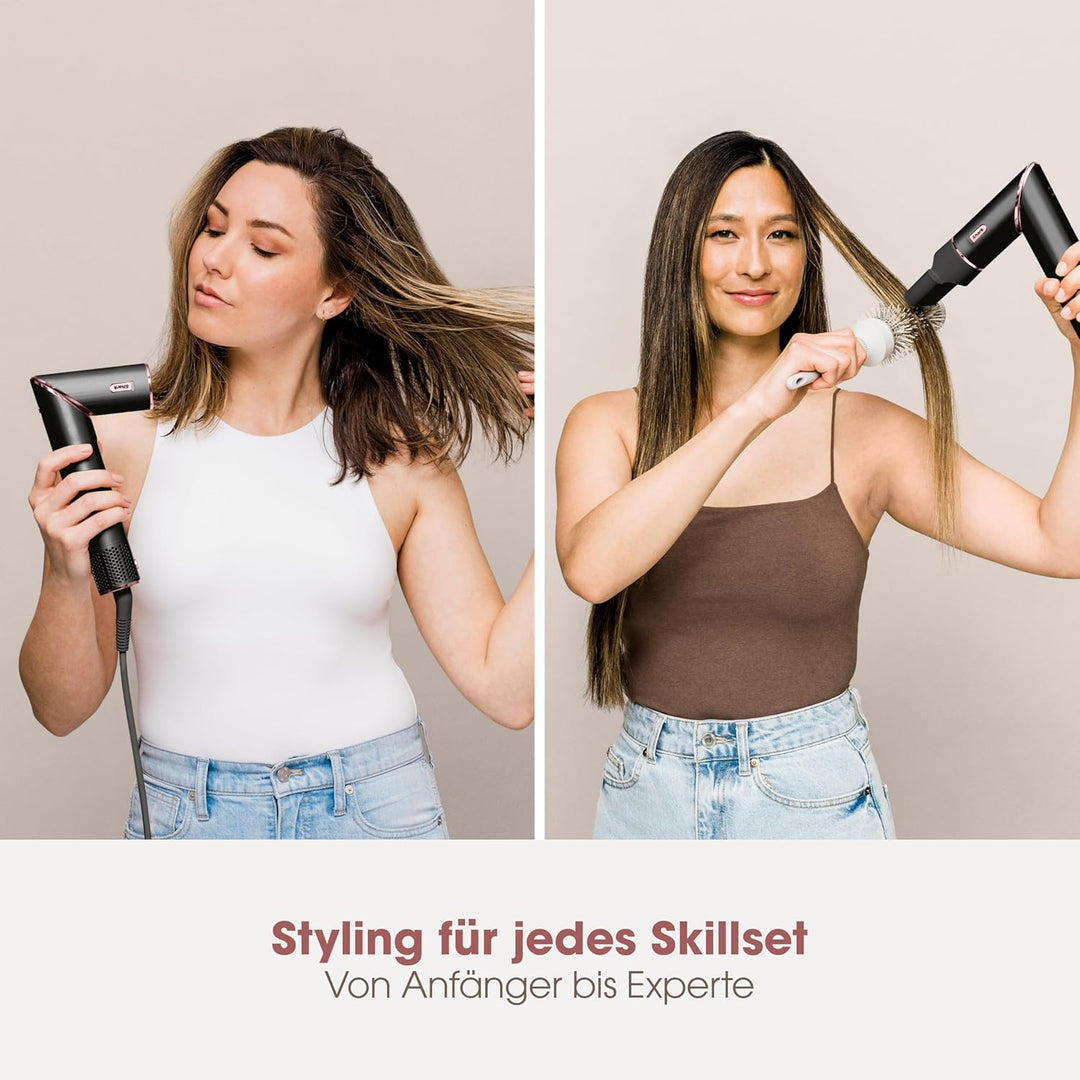 Shark FlexStyle 3-in-1 Luftstyler & Haartrockner, Auto-Wrap-Lockenaufsatz, Ovalbürste, Konzentrator,