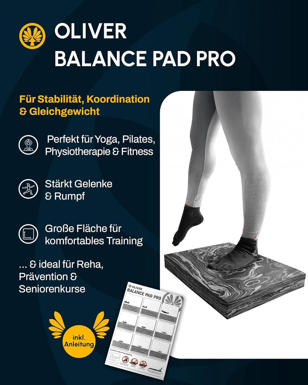 OLIVER Balance Pad PRO Fitness Workout Training Fit