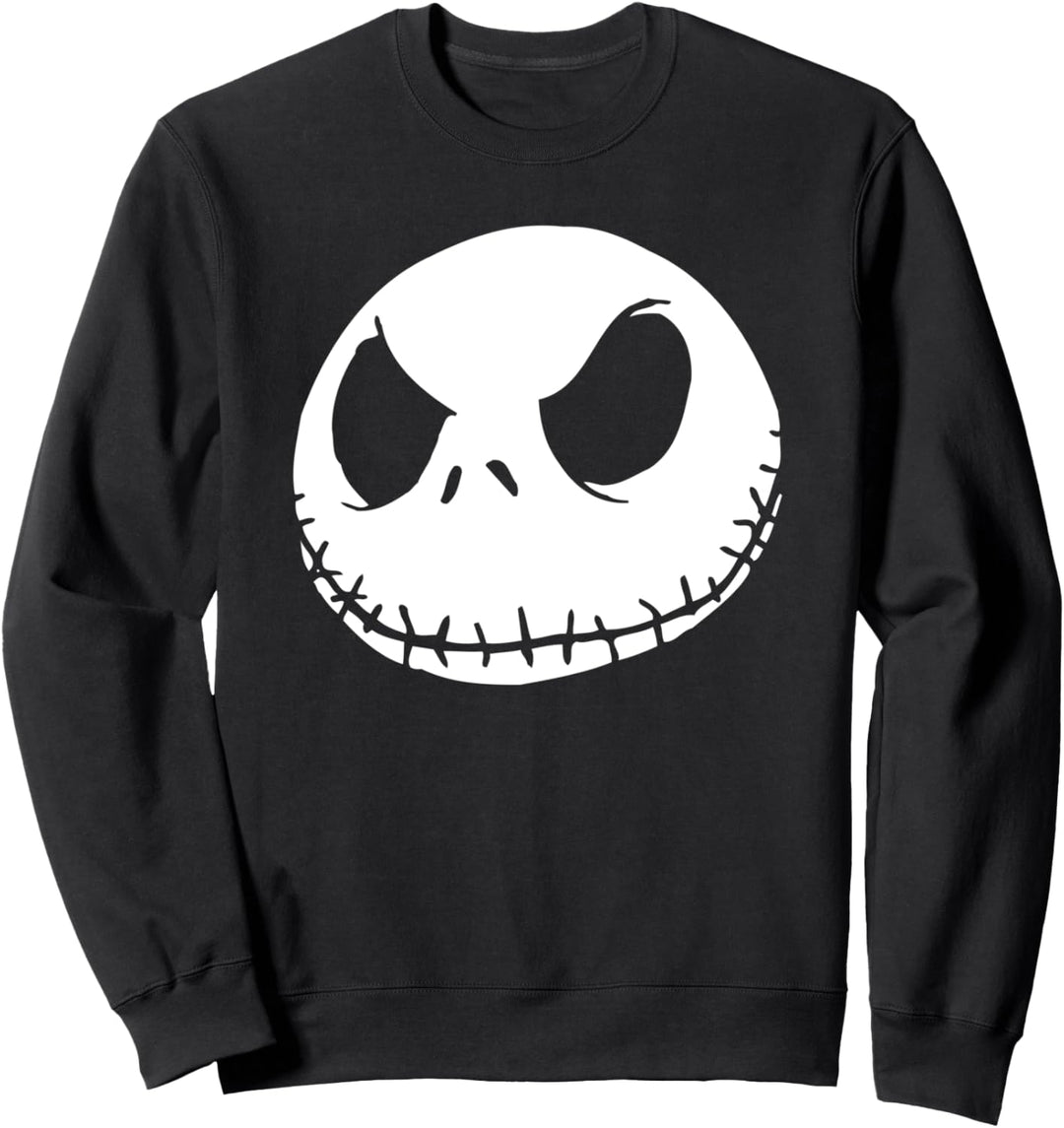 The Nightmare Before Christmas Jack Face Black Sweatshirt