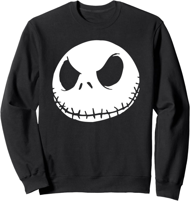 The Nightmare Before Christmas Jack Face Black Sweatshirt