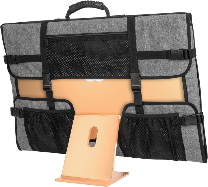CURMIO Tragetasche für Apple 24" iMac, Schutzhülle für Apple IMAC 24 Zoll Display, Monitor Tasche mi