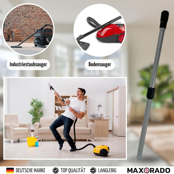 Bodendüse Möbelpinsel Staubsaugerrohr Verlängerungsrohr für Bosch Siemens VS06B1110 Synchropower Sau