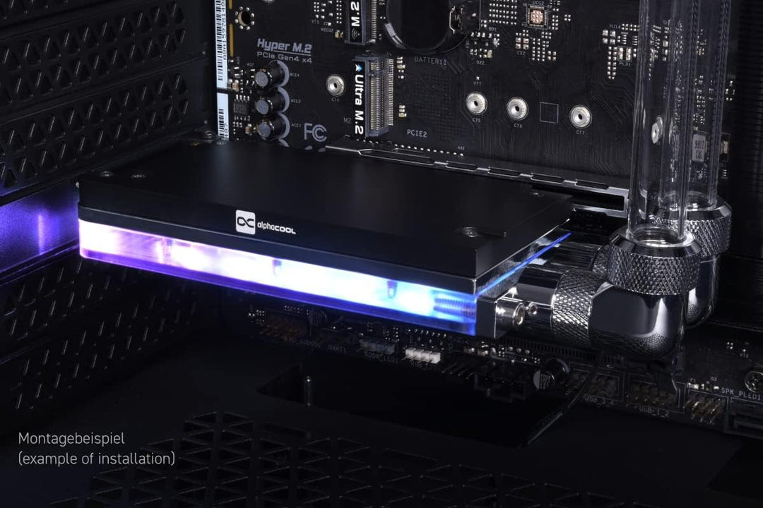 Alphacool 13079 Core M.2 NVMe PCIe 4.0 liquid cooler für SSDs im Format M.2 Kühler