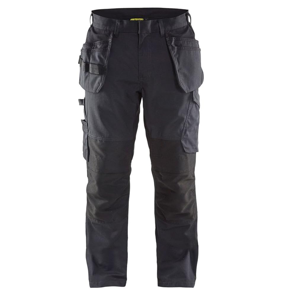 Blakläder 149613309998C56 Service Bundhose mit Nageltaschen Grösse in Schwarz/Dunkelgrau, C56 C56 Bl