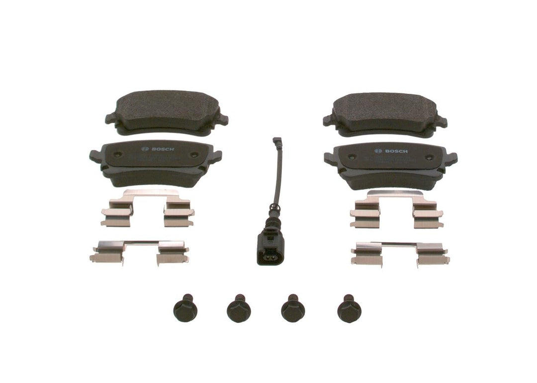 Bosch BP1018 Bremsbeläge - Hinterachse - ECE-R90 Zertifizierung - vier Bremsbeläge pro Set