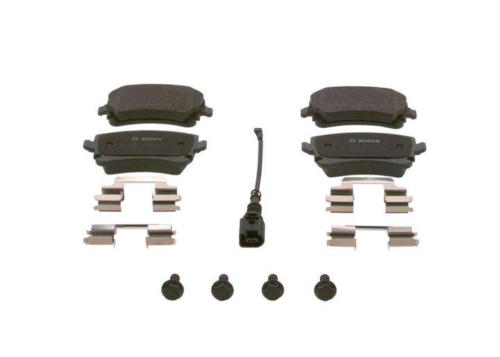 Bosch BP1018 Bremsbeläge - Hinterachse - ECE-R90 Zertifizierung - vier Bremsbeläge pro Set