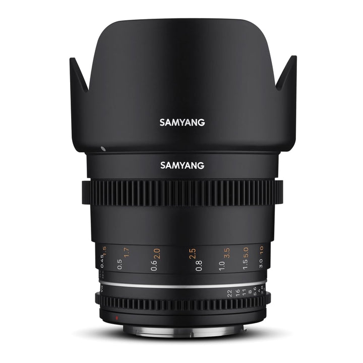 Samyang Normal Cine- und Video Objektiv MF 50mm T1,5 VDSLR MK2 – lichtstark T1,5 kompatibel mit Sony