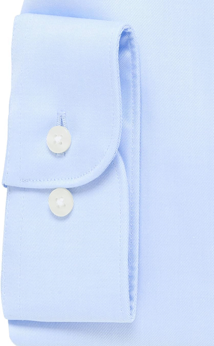 ETERNA Herren Cover Shirt SUPER Slim 36 Hellblau, 36 Hellblau