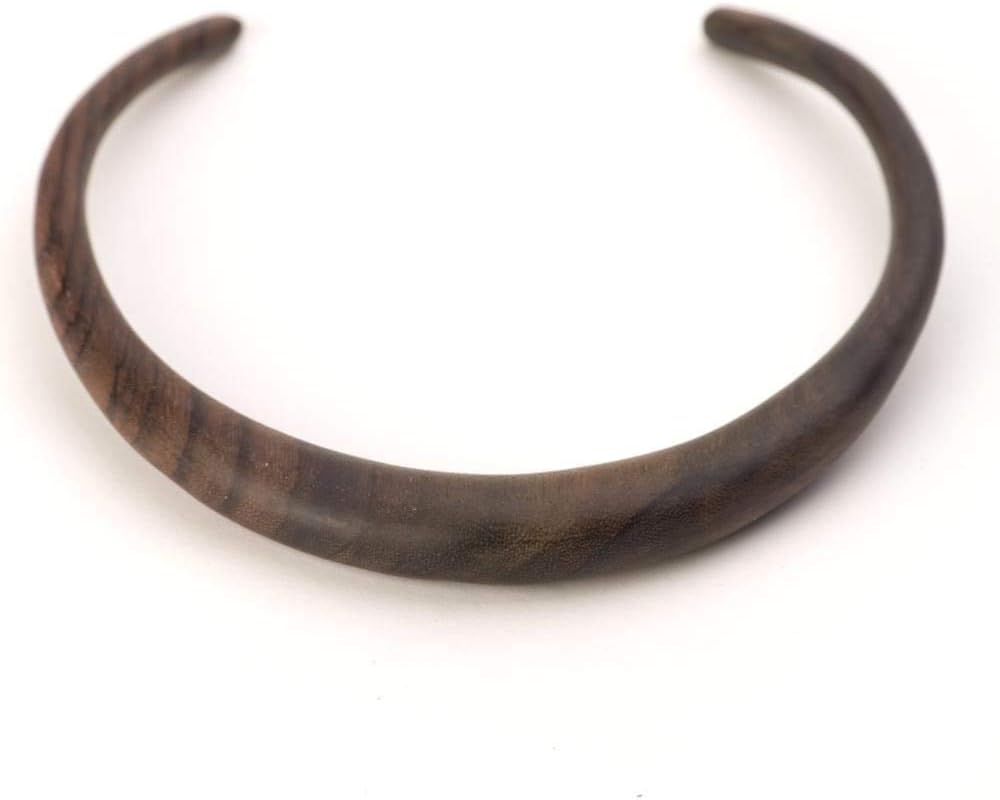 81stgeneration Braun Halsband Drehmoment Naturholz Halskette organischen