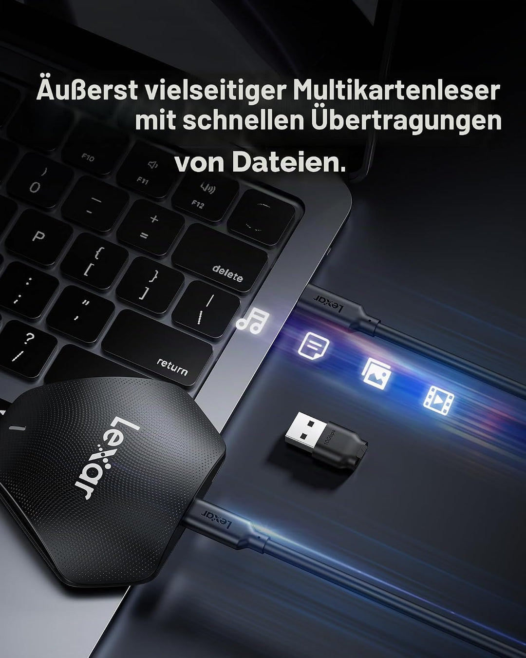 LEXAR Multi-Card 3-in-1 USB 3.1 Type-C Reader