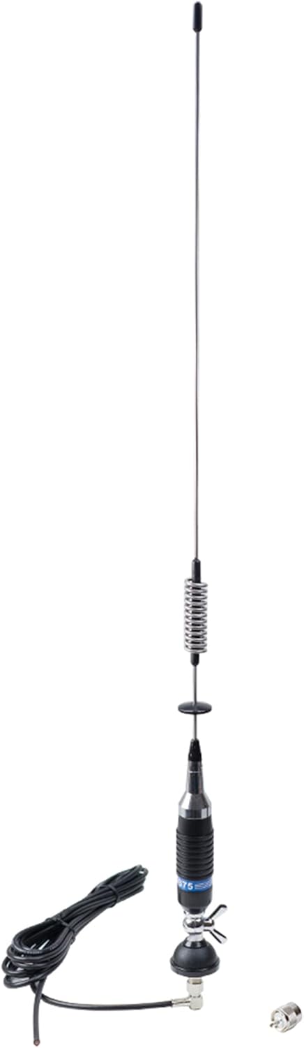 PNI S75CAB Antenne CB S75 Schmetterling, Kabelhalterung und PL-Stecker Single, Single