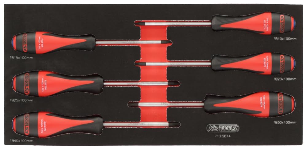 KS Tools 713.5014 Ultimate Modul-6 Schraubendreher Torx Durchbruch