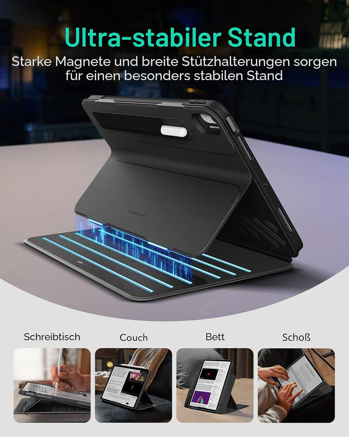 ESR für iPad Air 2022 Hülle, iPad Air 5 Hülle, iPad Air 4 2020, 10,9" Case, abnehmbare magnetische A